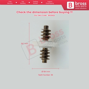 Reparación de espejo lateral BGE622 con engranaje de plástico para S40 S60 - Product Image 5