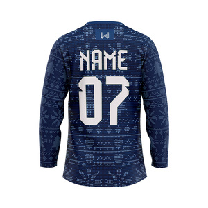 Camisetas de Hockey sobre Hielo Transpirables Personalizadas al por Mayor, Pedidos de Equipos de Alta Calidad con Bordado en Múltiples Tallas y Colores, Sin Aranceles - Product Image 5