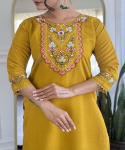 Modern Plus Size Modest Dress in <strong>Turkish</strong> Abaya with Denim Robe and Moroccan Caftan Style - Product Image 4