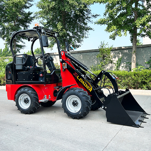 Cho điện mini <span class=keywords><strong>loader</strong></span> 1ton 2340kg phía trước <span class=keywords><strong>loader</strong></span> với tiêu chuẩn xô 4WD Crawler máy kéo tiếng ồn thấp cho đô thị sử dụng - Product Image 2