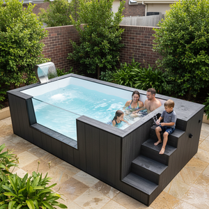 UV Resistant Easy Install Above Ground Pool For Family Adult Kids Outdoor Leisure Commercial Project Swimming Pool - Product Image 1