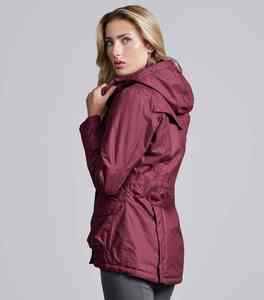 Chaqueta de equitación de invierno para mujer, tela elástica transpirable, cálida, cómoda, duradera, con logotipo personalizado. - Product Image 2