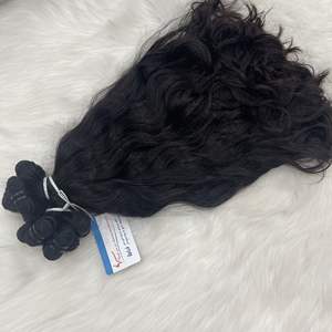 Vente en gros 100% Vietnamien Remy Vierge Extensions de Cheveux Humains 16 Pouces Naturel Ondulé Trame Styling Flash Vente Stock Disponible - Product Image 2