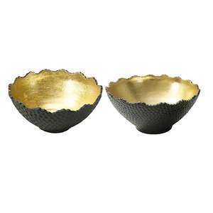Cuenco para servir galletas y aperitivos, cuencos de frutas de Metal hechos a mano, cuencos decorativos de aluminio negro, decoración de mesa, centro de mesa - Product Image 3