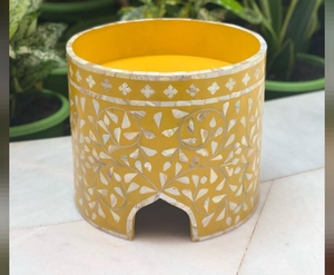 Ncense M.O.P & Bone Brûleur Bakhoor de meilleure qualité Décoration intérieure Incrustation de nacre naturelle Bakhoor - Product Image 2