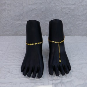 Latest Coin Design Gold Plated Traditional Indian Payal Fancy & Trendy Daily Wear <b>Anklets</b> for <b>Women</b> and Girls Wedding & Bridal - Product Image 6