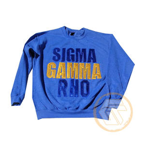 Sweat-shirt de haute qualité personnalisé pour femmes Sigma Gamma Rho Automne/Hiver en molleton de coton 500g Écologique Séchage rapide - Product Image 1