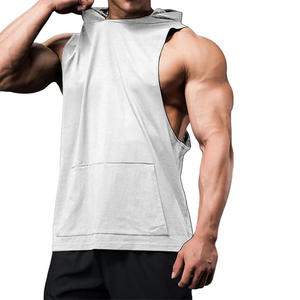 Camiseta sin Mangas con Capucha para Hombre, para Fisicoculturismo, Rendimiento Atlético, Gimnasio, Deportes, Moda y Fitness - Product Image 5