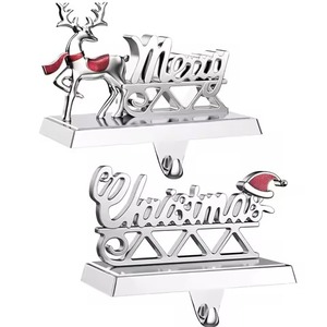 Soporte para Calcetines Navideños de Metal Hecho a Mano, Ecológico y Vintage, con Gancho de Hierro para Decoración Navideña, para Colgar Calcetines, Uso Decorativo - Product Image 6