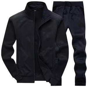 2025 hiver mode hommes cordon veste et pantalons de survêtement 2 pièces survêtement ensemble séchage rapide respirant Logo personnalisé - Product Image 3