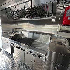 Remolques Multifuncionales Conducibles, Camiones de Comida Rápida Móviles Totalmente Equipados, Camión de Comida con Equipamiento de Cocina Completo, Precio Económico - Product Image 3