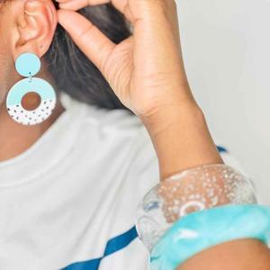 Bracelets et joncs en résine pour femmes, nouvelle collection, bijoux de style ange pour les fêtes et les mariages, haute qualité - Product Image 4