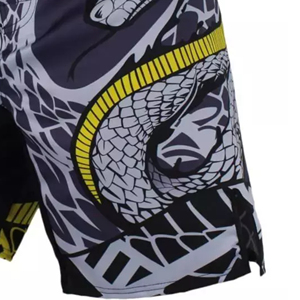 Short de MMA élégant et léger de haute qualité pour hommes Impression de logo personnalisé Boxe professionnelle Vêtements d'arts martiaux OEM disponible - Product Image 4