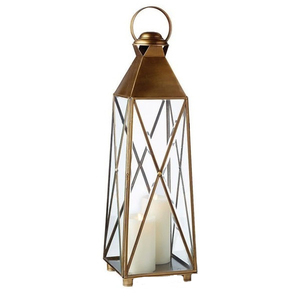 <b>Set</b> of Three Gold Plated Lantern Premium Quality Handmade <b>Candle</b> Holder Classic Stylish Wholesale Metal Lantern - Product Image 5