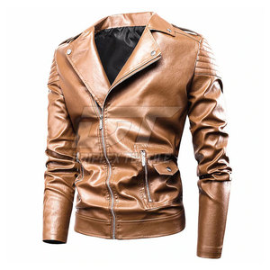 Venta caliente chaqueta de cuero para hombre nueva moda chaqueta de cuero para hombre chaqueta de invierno transpirable chaqueta de cuero para hombre - Product Image 1