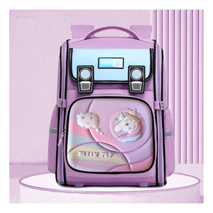 Spacious and <b>Lightweight</b> Canvas School <b>Backpack</b> for Girls - Back to School - Assorted Colors - Product Image 3
