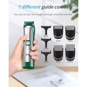 Kit de tondeuse à cheveux sans fil 5-en-1 pour hommes, tondeuse à barbe, tondeuse à moustache et à nez, tondeuse corporelle avec chargement USB et sac de rangement - Product Image 1