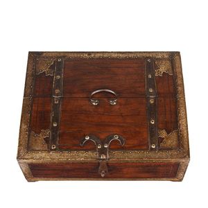 Pafu Ramadan Mubarak Home Decor Cadeau islamique Décoration de l'Aïd Signe de l'Aïd Caisse en bois Coffrets cadeaux - Product Image 6