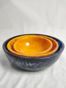 Top Selling Handmade <b>Polished</b> Melamine Luxury Eco-Friendly Wedding Salad Bowls 5-Piece Set - Product Image 6