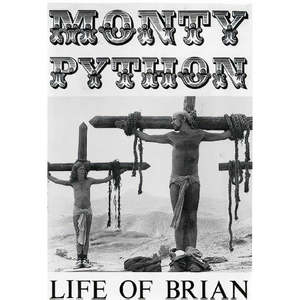 Affiche de la scène de crucifixion de Brian de Monty Python's Life of Brian, techniques d'impression offset - Product Image 1