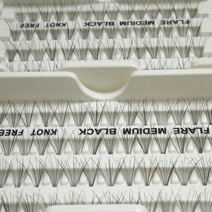 Kit de cils en grappe synthétiques 10D, faits à la main, sans nœuds, 3 rangées, pour pose DIY, cils en grappe à griffes, pour greffe professionnelle en salon - Product Image 4