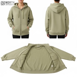 Sudadera con Capucha de 180g, 100% Algodón, Estilo Urbano Invernal, Patchwork, Estilo Y2K, Corta, Desgastada, Bordada, Reversible - Product Image 4