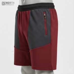 Best Selling High Quality <b>Men</b> Cotton Spandex <b>Baggy</b> <b>Shorts</b> Casual Fitness Gym Wear Custom Logo Design Solid Pattern Front Logo - Product Image 6