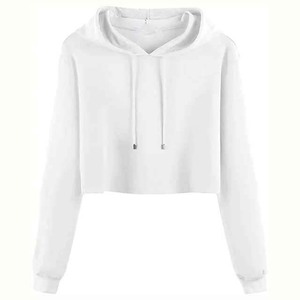 Personnalisé nouvelle mode femmes séchage rapide et respirant haut à capuche dernière conception à manches longues 100% coton sweats à capuche pour femmes - Product Image 1
