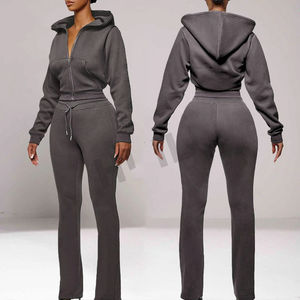 Eco-Friendly <b>Lounge</b> Wear <b>Women</b> Set Tall Girl Friendly Custom Logo Soft Flared <b>Pants</b> <b>Women</b> 3 Piece Yoga Set <b>Lounge</b> Set For <b>Women</b> - Product Image 1