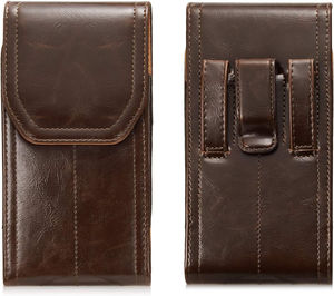 Funda Delgada de Cuero para Teléfono con Soporte para Cinturón, Impermeable, Resistente a Golpes, Compatible con Carga Inalámbrica, Colores Personalizados, Fundas para Teléfonos Móviles - Product Image 2