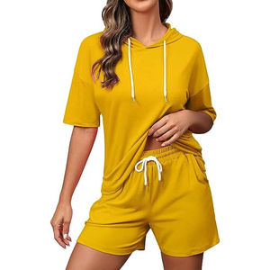 2025 nouvelle dernière mode à manches longues haut court à capuche haute qualité vêtements de rue femmes personnaliser Logo imprimé sweats à capuche pour femmes - Product Image 6