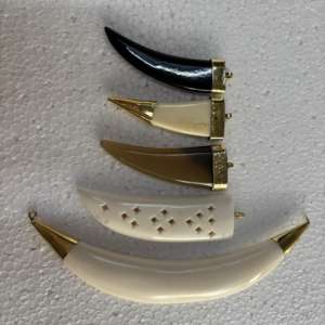 Handmade Natural Wood Punk Women's Pendant Wholesale Tribal Carved Boho Jewelry <b>Ethnic</b> Animal Bone Charm Custom Supplier - Product Image 2