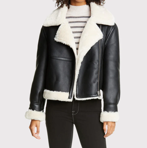 Hot 2026 modèle vêtements pour femmes veste en cuir nouvelle mode hommes veste en cuir coupe-vent en cuir veste 2025 - Product Image 1