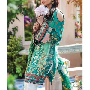 Conjunto Salwar Kameez de Color sólido para mujer, vestido informal transpirable de secado rápido para césped, ropa tradicional de estilo indio pakistaní para - Product Image 1