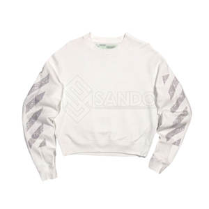 เสื้อกันหนาวลำลองประดับพลอยเทียมสำหรับผู้หญิงเสื้อสเวตเตอร์ระบายอากาศได้ดีดีไซน์ใหม่สำหรับฤดูใบไม้ร่วงและฤดูหนาว - Product Image 2