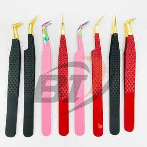 แหนบต่อขนตาปลายแหลม 10 มม. เคลือบสีป้องกันแม่เหล็ก สำหรับมืออาชีพ ผลิตจากสแตนเลส รับผลิตแบรนด์ส่วนตัว - Product Image 6