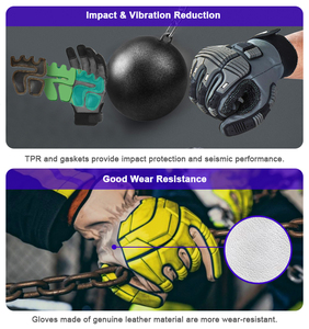 Guantes de seguridad de protección de manos resistentes al corte de espuma industrial de alta calidad personalizados TPR - Product Image 5