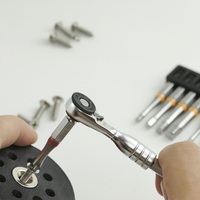 Mini Trinquete Ultra Corto de 53 mm con 52 Engranajes