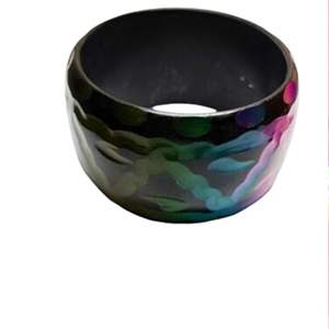 Chunky Bois Bangle Bowl Taille personnalisée Bois & Résine pour les fêtes Made in India-Online at Best Price - Product Image 1