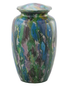 Urna Funeraria Colorida de Estilo Americano para Cenizas Humanas, para Exhibir Tributos Conmemorativos - Product Image 2