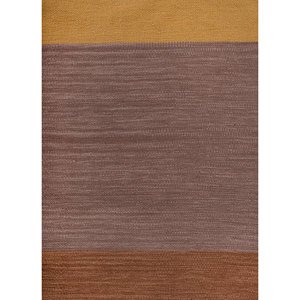 Tapis en polyester faits à la main Indusbar gris et noir, tissage plat, rayures abstraites, rectangulaires pour la maison, le salon, le couloir - DPH-2301 - Product Image 3