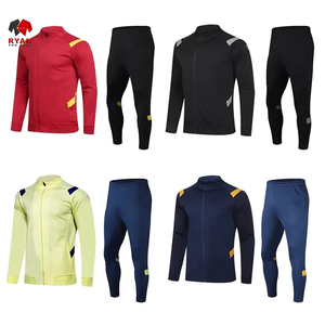 Survêtement de football pour homme sur mesure, options d'impression de logo brodé, plusieurs couleurs, tailles plus grandes, vente en gros - Product Image 1