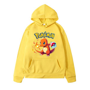 Sweat à capuche tendance avec motif de fleurs sauvages et de marguerites, style 2025, manches longues, automne, capuche vintage, tendance florale, poche, pour homme - Product Image 6