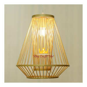 Abat-jour en bambou, lampe de plafond, lampe suspendue pour la décoration de la maison, salon, hôtel, fabriqué par le Vietnam FBA Amazon - Product Image 1