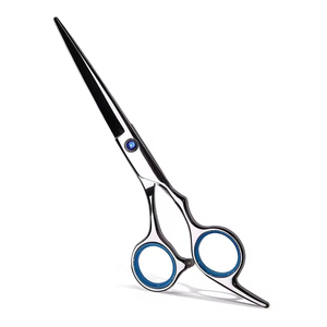 Ciseaux de barbier à manche en plastique conçus pour une coupe de cheveux précise, un fonctionnement fluide et un usage quotidien confortable - Product Image 1