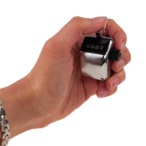 Compteur mécanique analogique, podomètre manuel, compteur à clics pour usage industriel, matériau métallique durable - Product Image 5