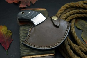 Nuevo estilo, superventas, cuchillo Ulu de Damasco, cuchillo Ulu de Alaska de tamaño estándar forjado a mano, cuchillo para cortar carne para uso en cocina - Product Image 5