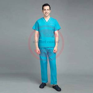 Alta Calidad Personalizado Hombres Enfermera Scrub Set Venta al por mayor médico Scrubs - Product Image 6