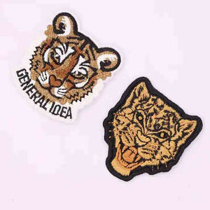 Gold Medusa Head Greek Key Round Custom Embroidery Patches Heart Flower Designs Eco-Friendly Sew-<b>On</b> for Apparel Hats Men Women - Product Image 2