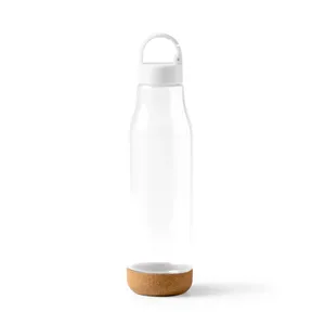 Bouteille d'eau Dizz en RPET et liège – Gadgets promotionnels durables pour boissons - Product Image 3